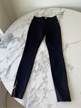 Ted Baker Stylish Dark Navy Pants with Rose Gold Accents